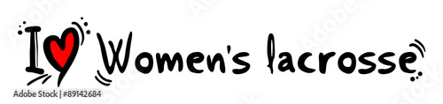 Women's lacrosse love