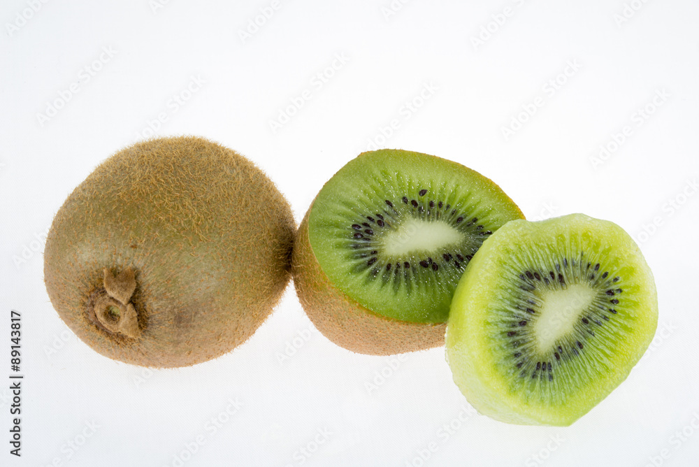 Fresh of kiwi fruit isolated on white background Fresh of kiwi fruit isolated on white background