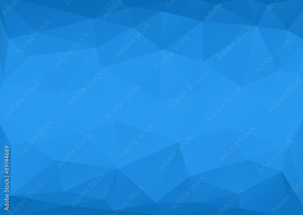 Low polygonal blue abstract background Low polygonal blue abstract background