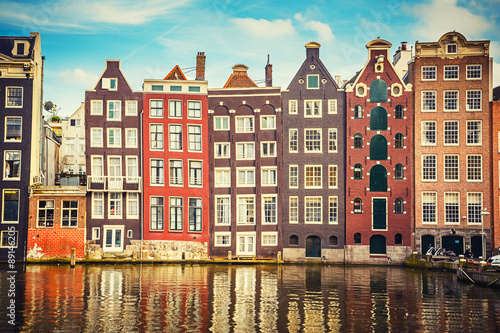 Old buildings in Amsterdam