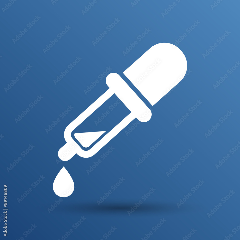 dropper vector icon picker tube chemistry pipet dropper vector icon picker tube chemistry pipet