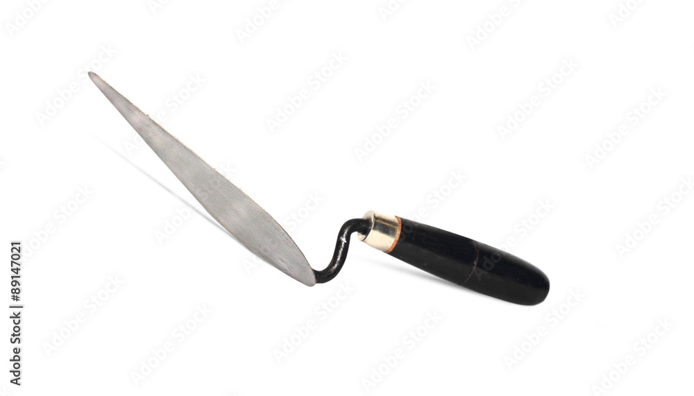 Fototapeta premium trowel for construction isolated on white background