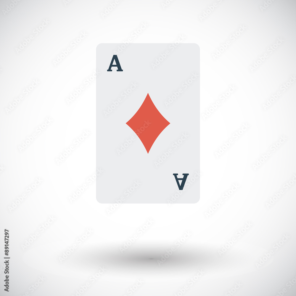 Obraz premium Play card