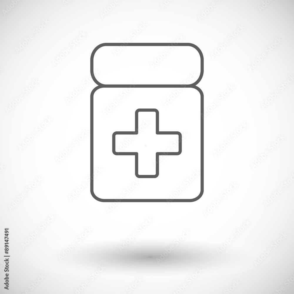 Obraz premium Drug icon.