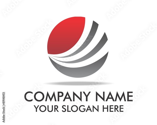 red logo trademark symbol vector