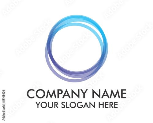 blue logo trademark symbol vector