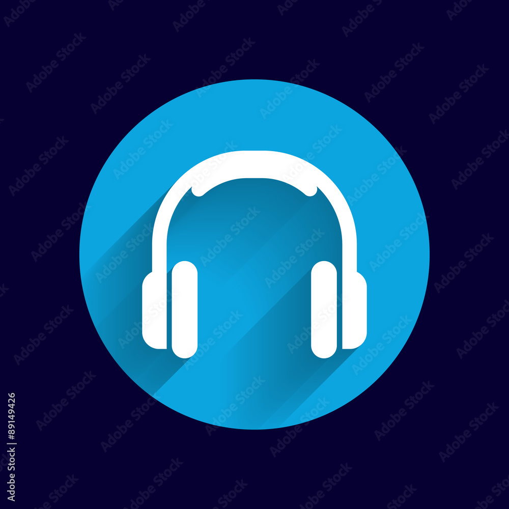 headphone icon vector music isolated hear funky white stereo headphone icon vector music isolated hear funky white stereo