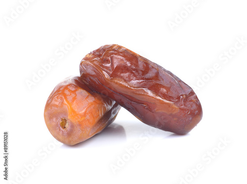Date Palm on white background