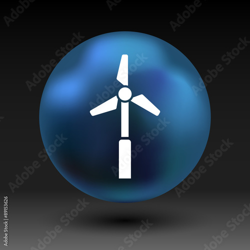 icon vector tower electric floor generator propeller