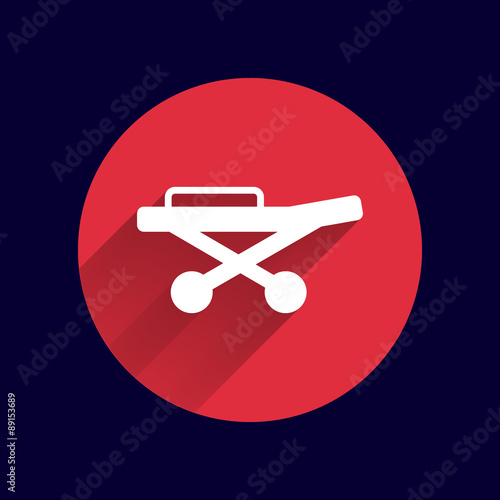 Cutting fretsaw symbol appliance icon Vector illustration