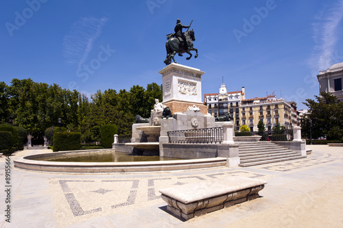 Plaza de Oriente Madrid Denkmal Philip IV 