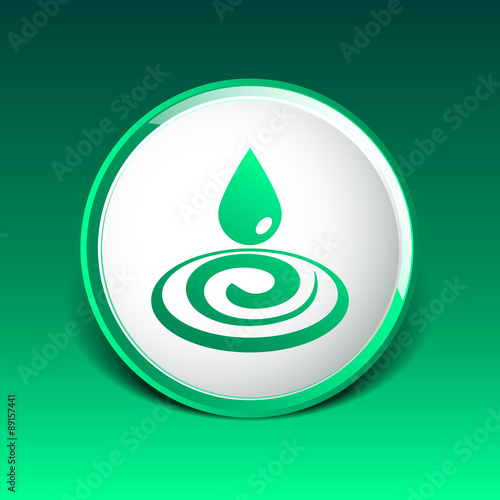 water drop rain vector droplet icon fluid clean design