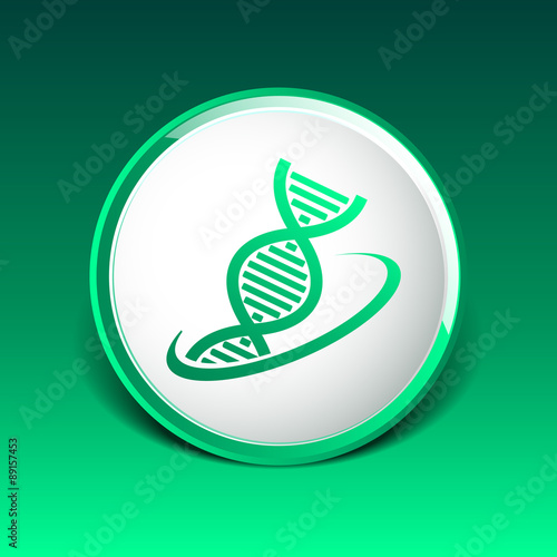 Molecular compound vector icon chemistry