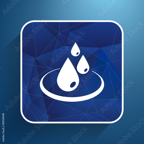 water drop rain vector droplet icon fluid clean design