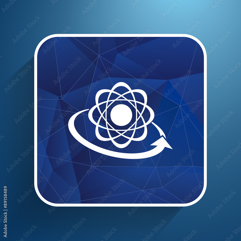 Molecular compound vector icon chemistry, molecular, medical Molecular compound vector icon chemistry, molecular, medical
