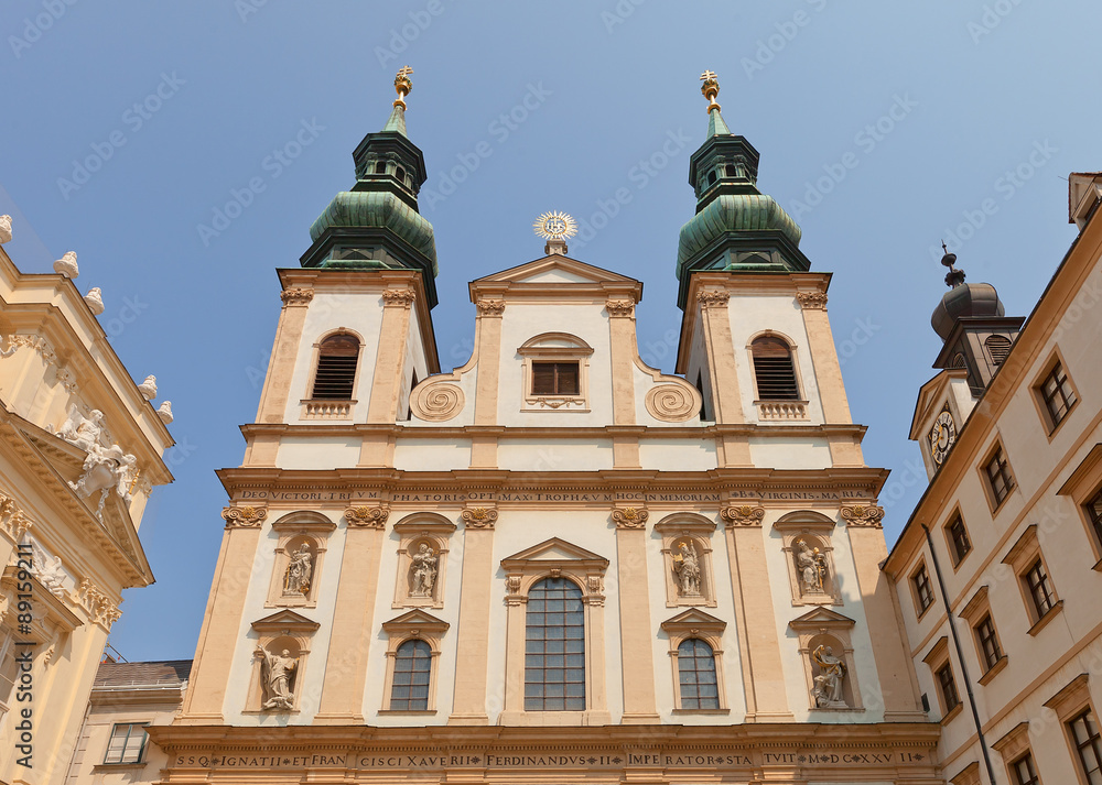 Jesuit Church (circa 1631) in Vienna, Austria