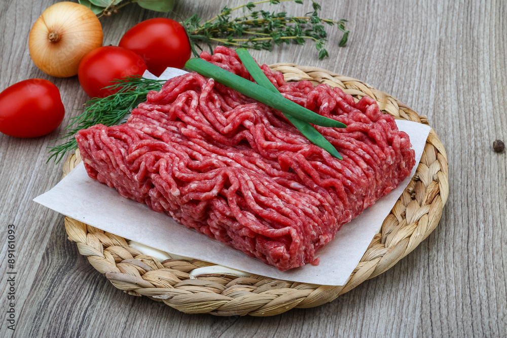 Raw minced meat Raw minced meat