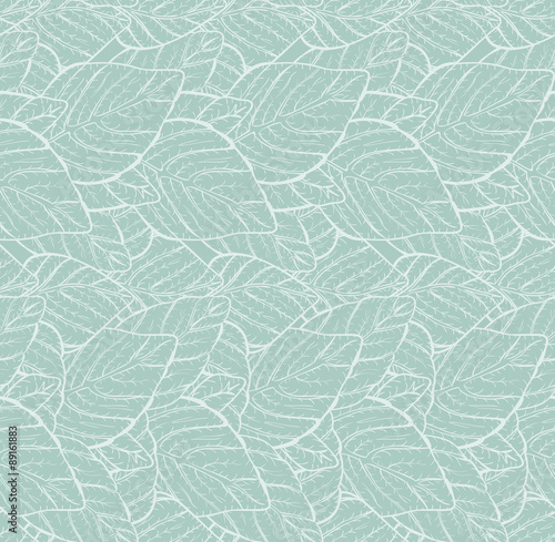 Vector seamless herbal texture