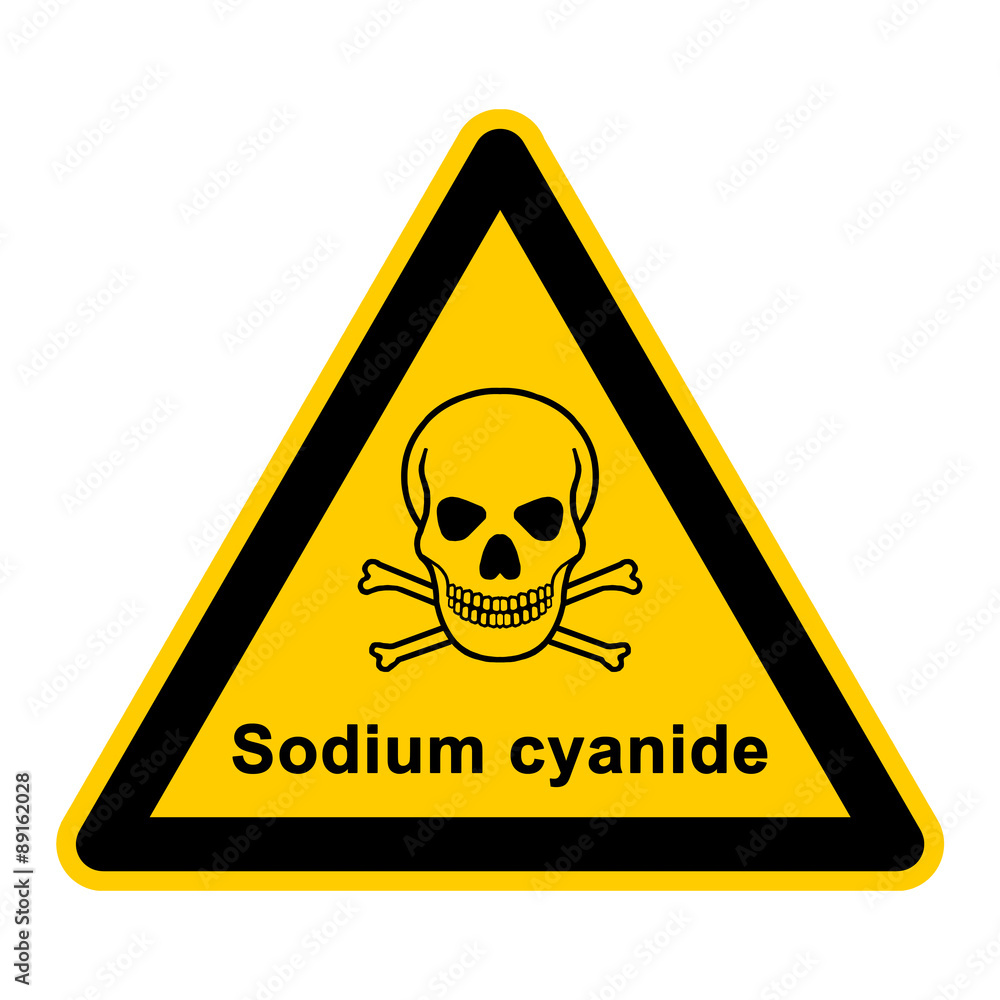 wso180 WarnSchildOrange - scs scs4 SodiumCyanideSign - NaCN - Sodium cyanide - german Natriumcyanid - e3864 wso180 WarnSchildOrange - scs scs4 SodiumCyanideSign - NaCN - Sodium cyanide - german Natriumcyanid - e3864