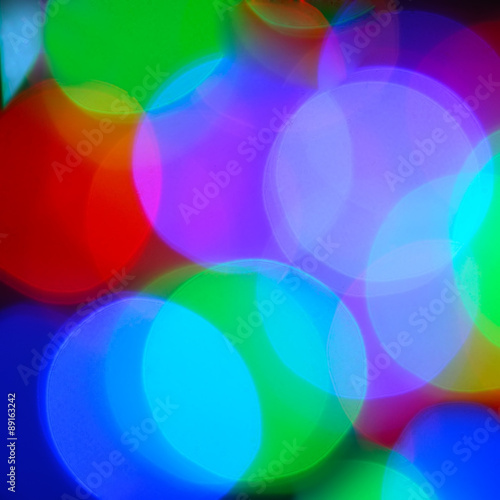 Abstract light bokeh as a background