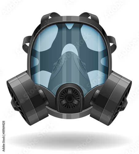 gas mask vector illustration