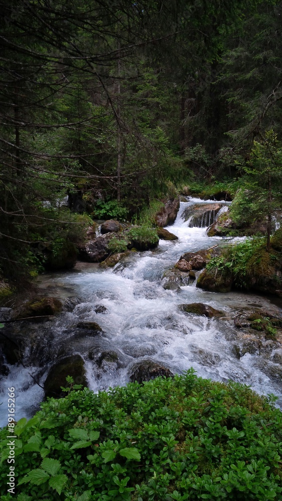 Obraz premium Górski potok