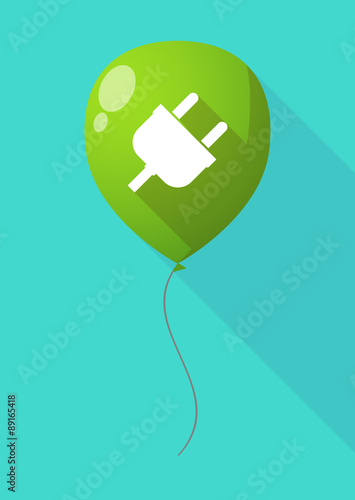 Long shadow balloon with a plug