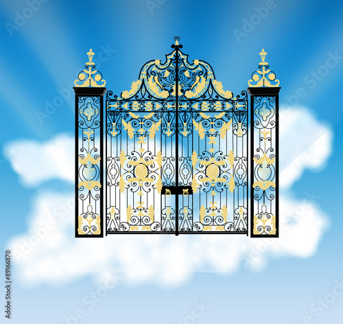 Gate to heaven, Kensington palace gate.