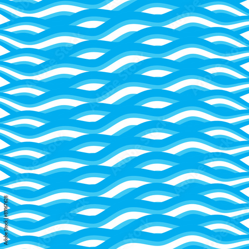 seamless Traditional japanese seigaiha ocean wave pattern