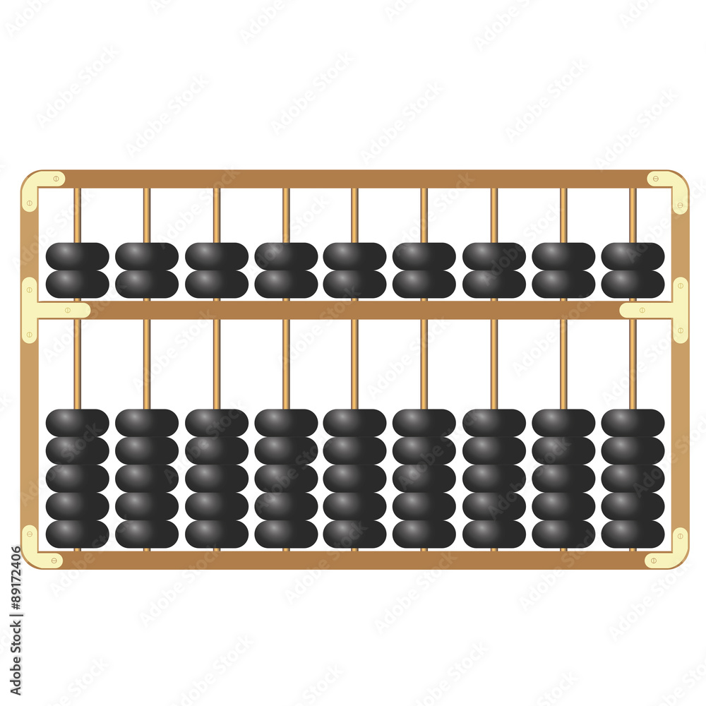 Traditional wooden abacus isolated on white background vector
Traditional wooden abacus isolated on white background vector