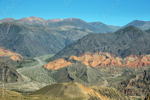 Views of colorful mountains from Tilcara © estivillml