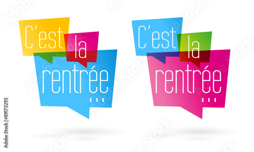 C'est la rentrée