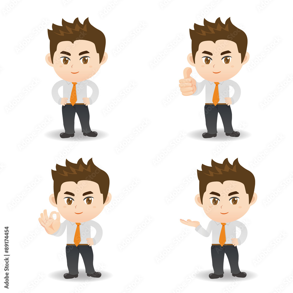 cartoon illustration Business man cartoon illustration Business man