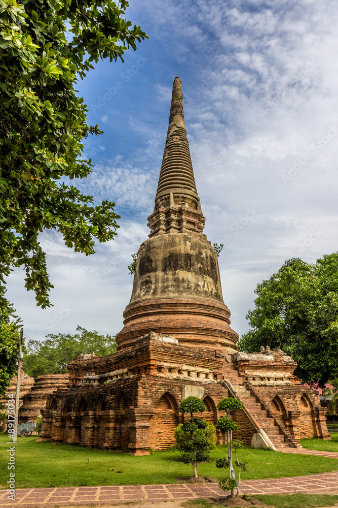 Old Temple of Ayuthaya, Thailand