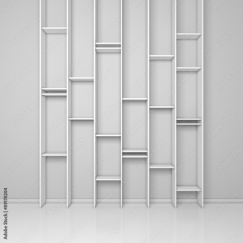 Modern shelves. Modern shelves.