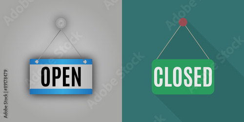 realistic and Flat modern design with shadow plates