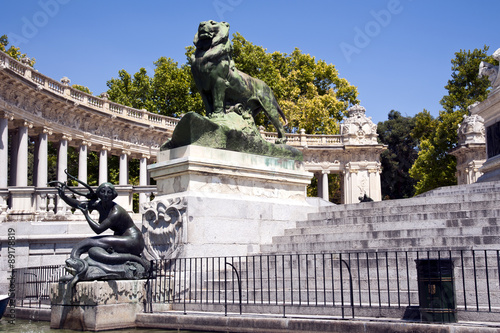 Retiro Park Madrid Parque del Retiro Denkmal Alfonso XII. 