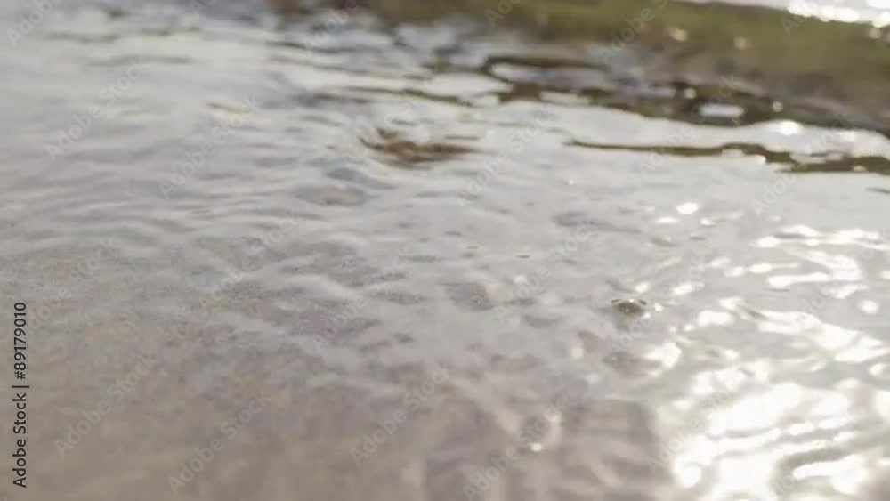 waves on lake beach closeup macro waves on lake beach closeup macro