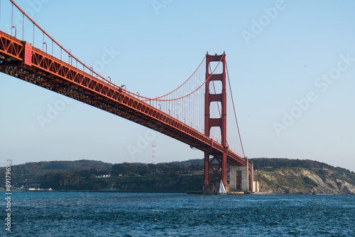 Under Golden Gate bridge