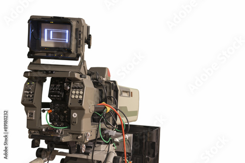 Cuadro en lienzo A television camera in a studio