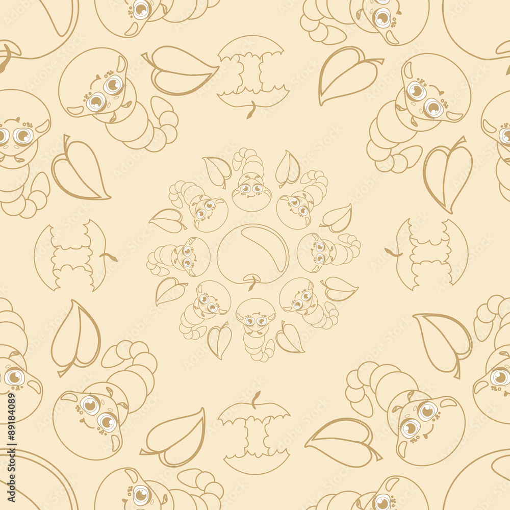 Funny caterpallars pattern Funny caterpallars pattern