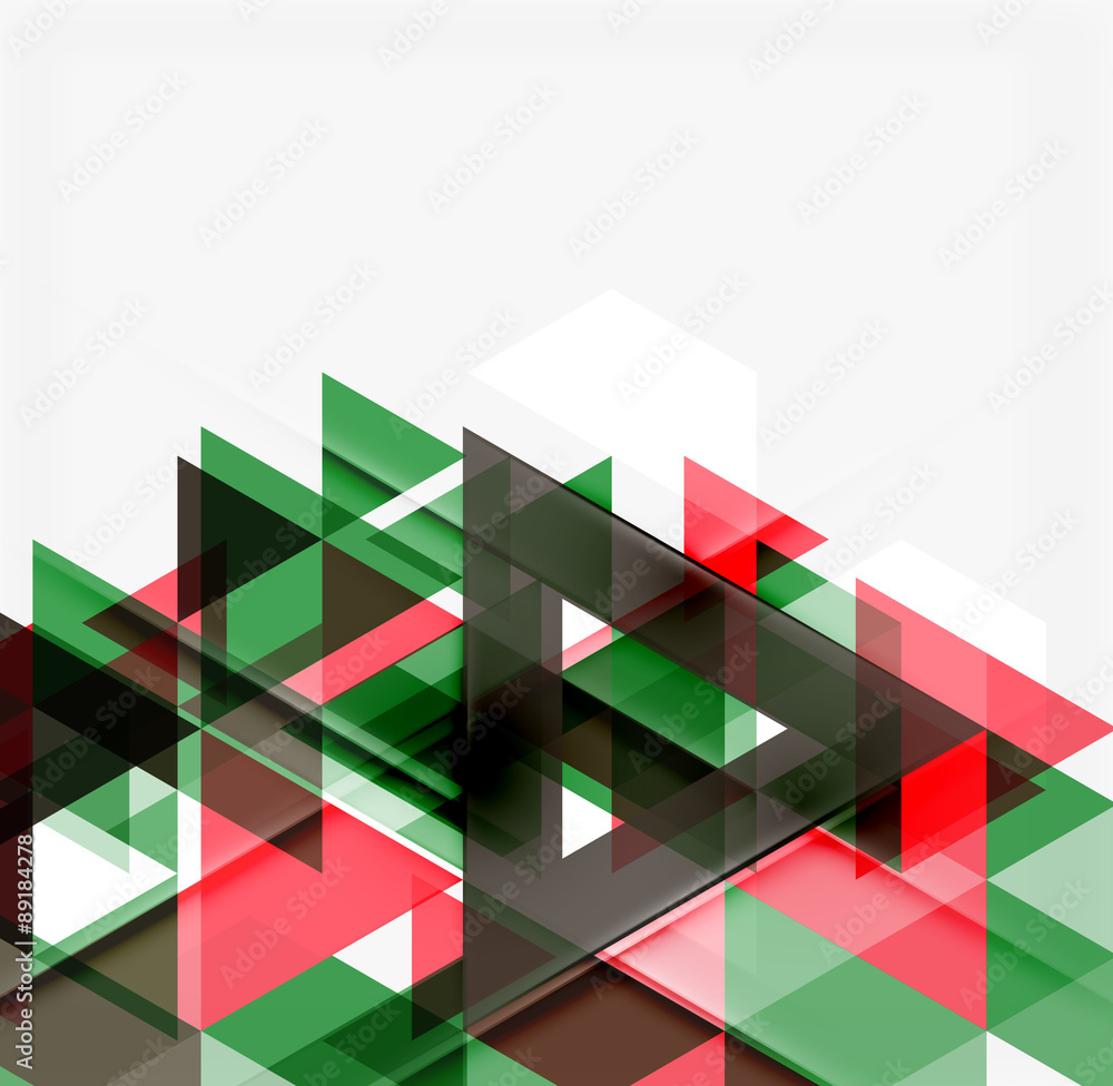 Abstract geometric background. Modern overlapping triangles Abstract geometric background. Modern overlapping triangles