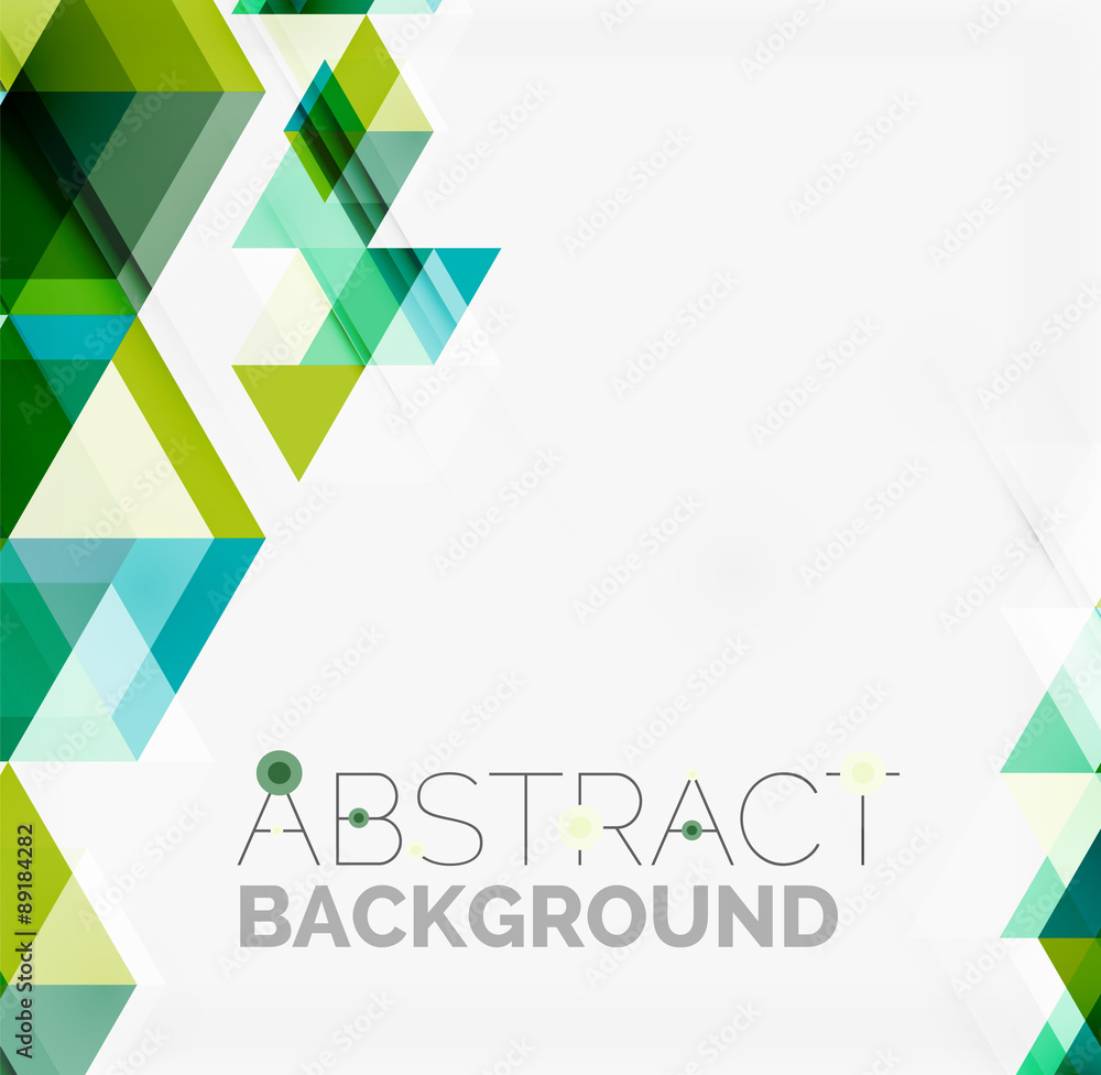 Abstract geometric background. Modern overlapping triangles Abstract geometric background. Modern overlapping triangles