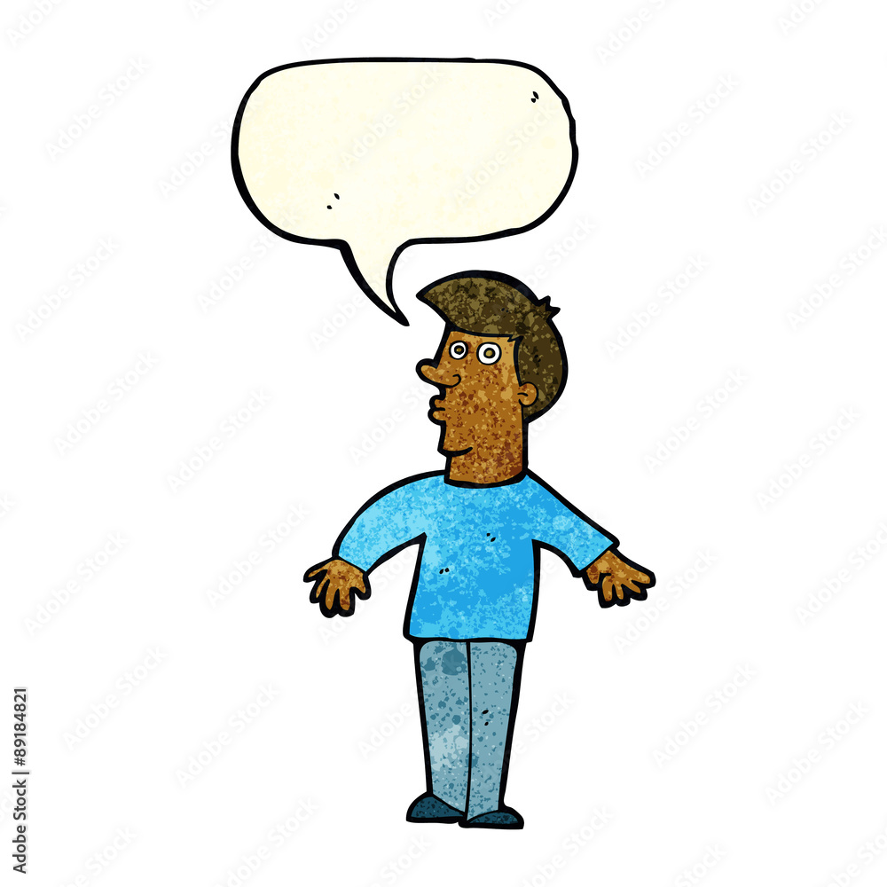 cartoon surprised man with speech bubble cartoon surprised man with speech bubble