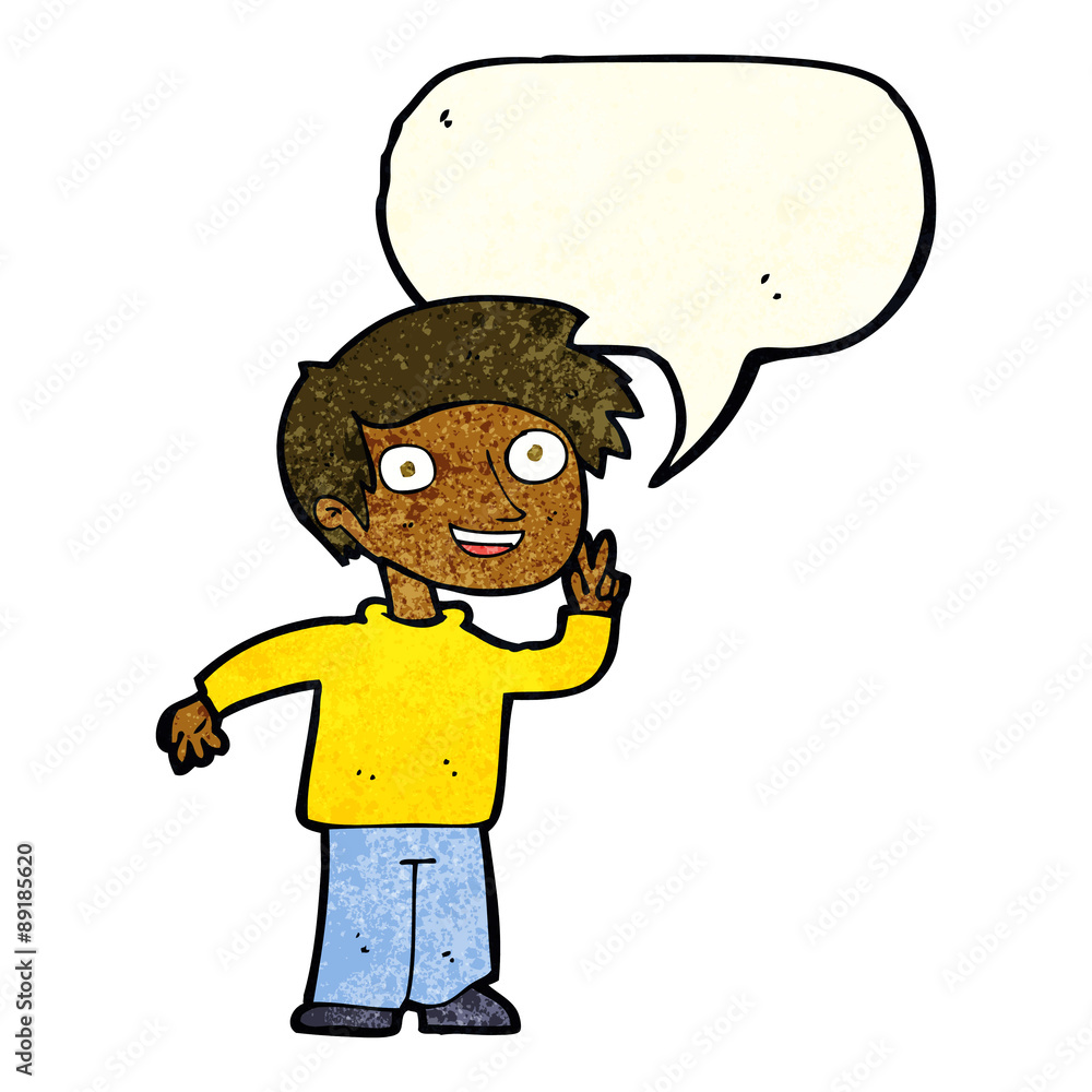 cartoon boy posing for photo with speech bubble cartoon boy posing for photo with speech bubble