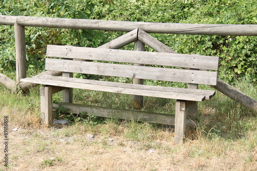 The bench in park