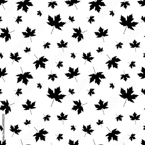 Autumnal Maple Leaf seamless pattern © Artem_Graf
