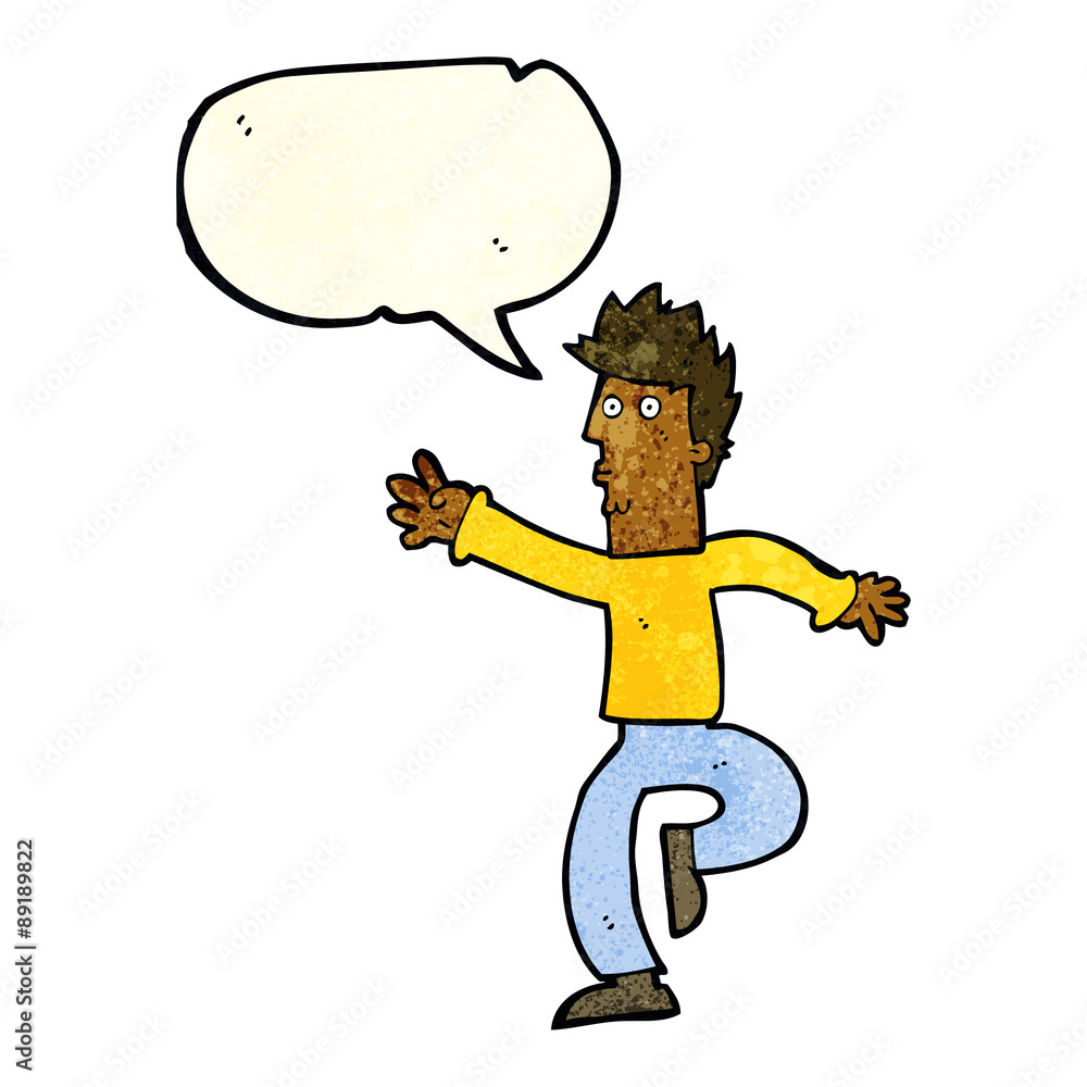 cartoon urgent man with speech bubble cartoon urgent man with speech bubble
