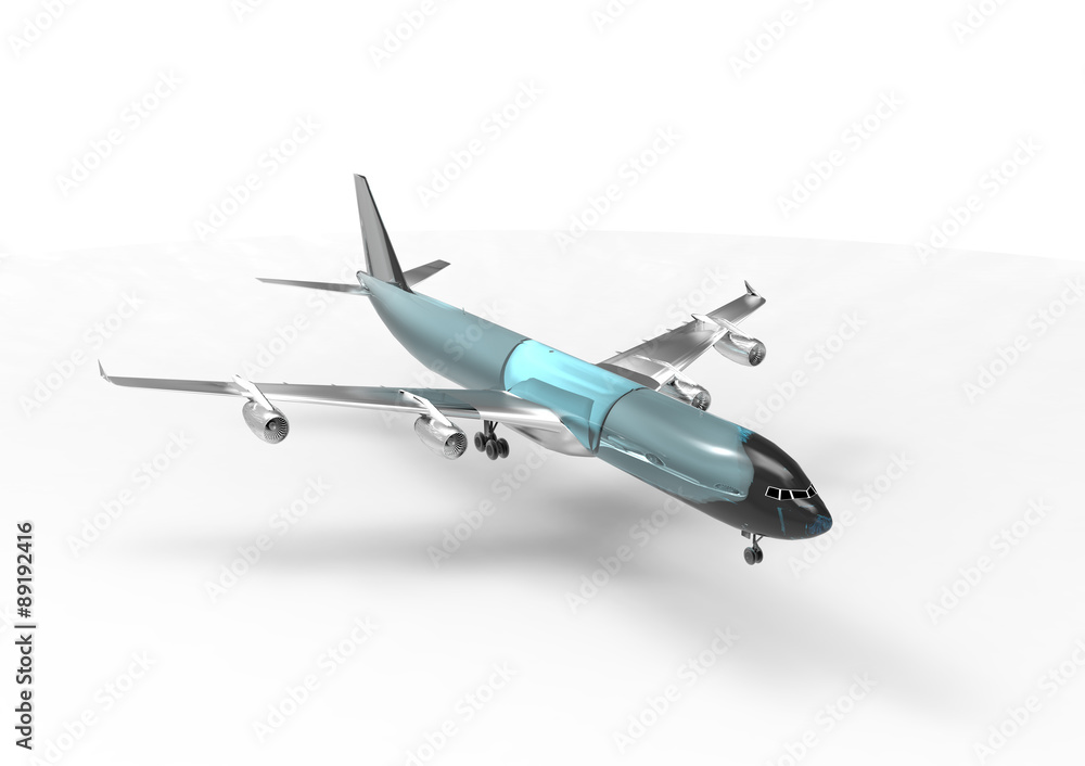 Airplane in the sky - Passenger Airliner / aircraft Airplane in the sky - Passenger Airliner / aircraft