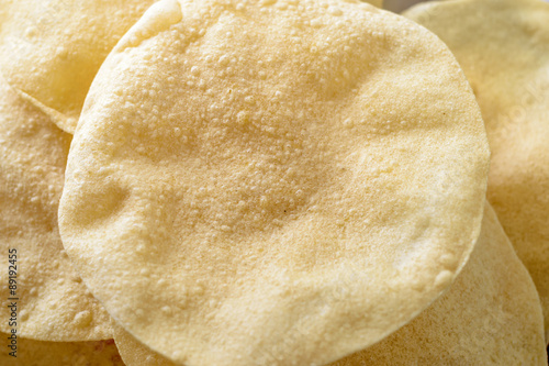 Papadom (fried South Indian crackers)